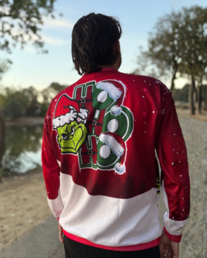 Sweatshirt del Grinch unisex inspirado en el clásico personaje navideño