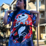 Camiseta unisex de El Extraño Mundo de Jack con diseño gótico