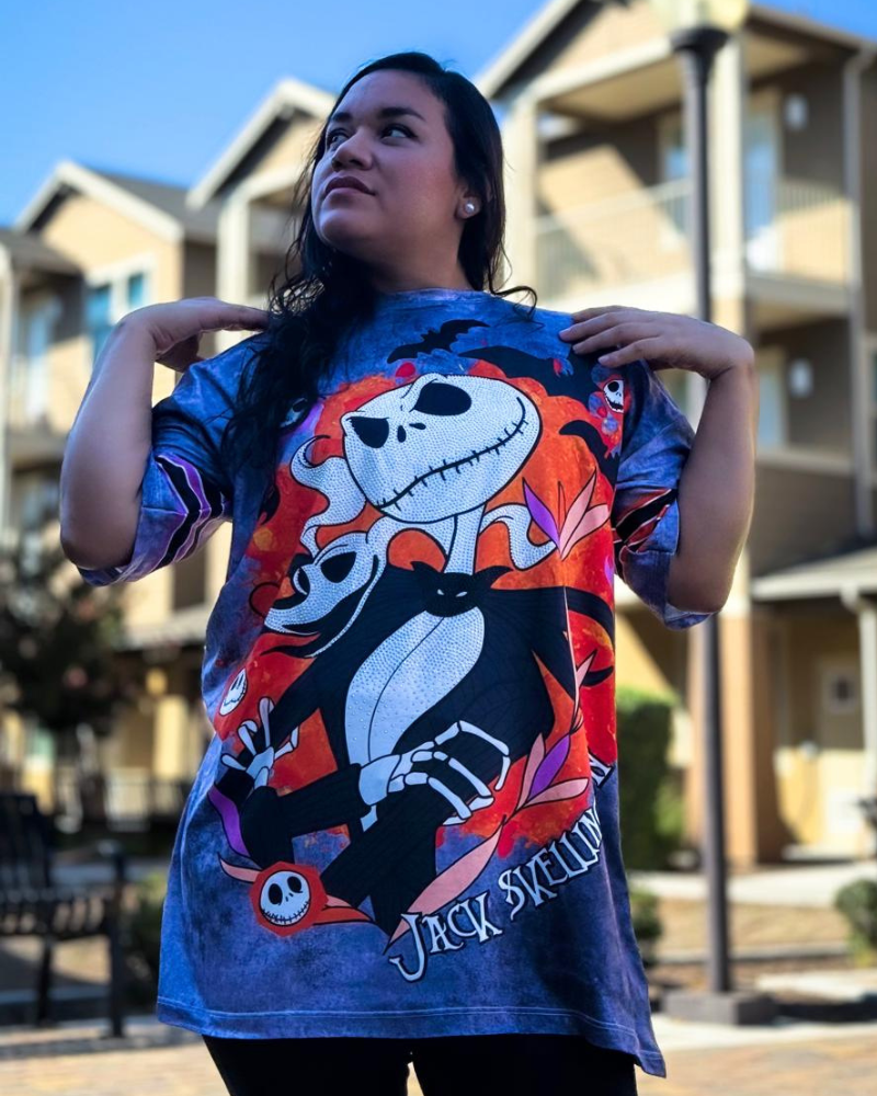 Camiseta unisex de El Extraño Mundo de Jack con diseño gótico