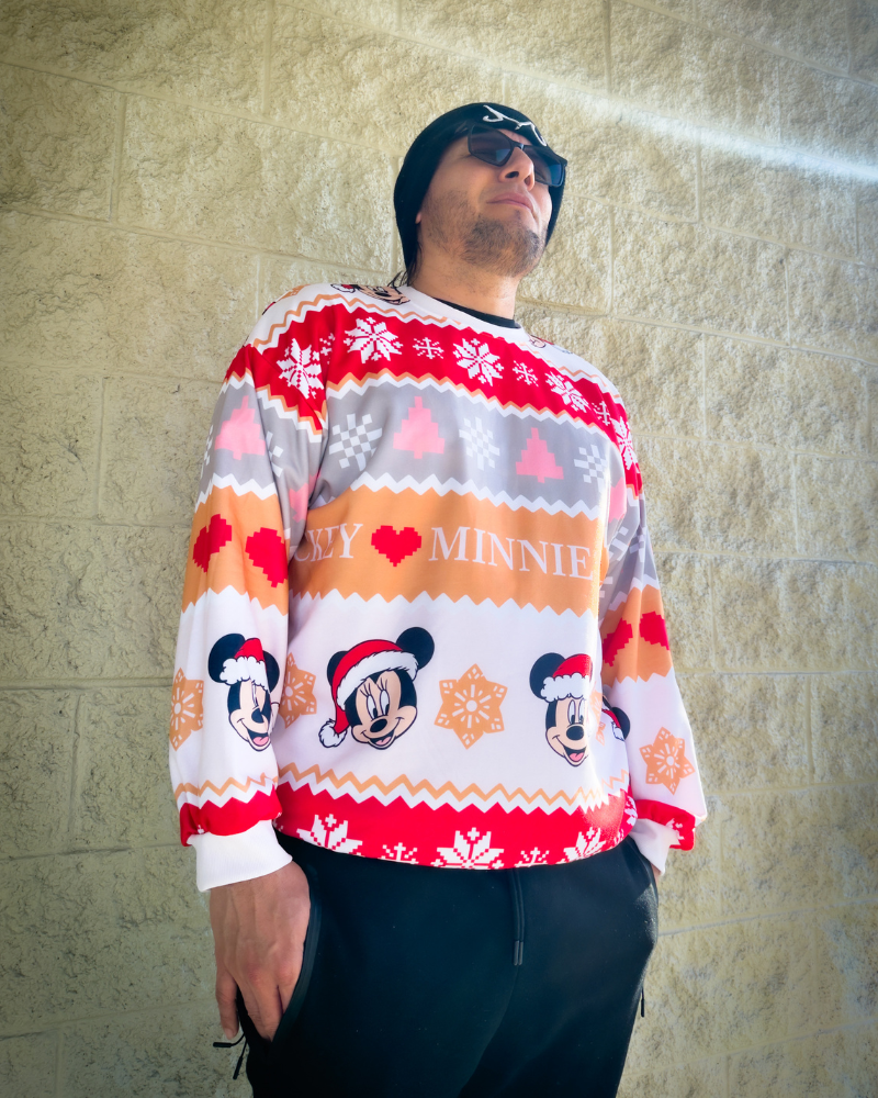mickey mouse holiday sweater