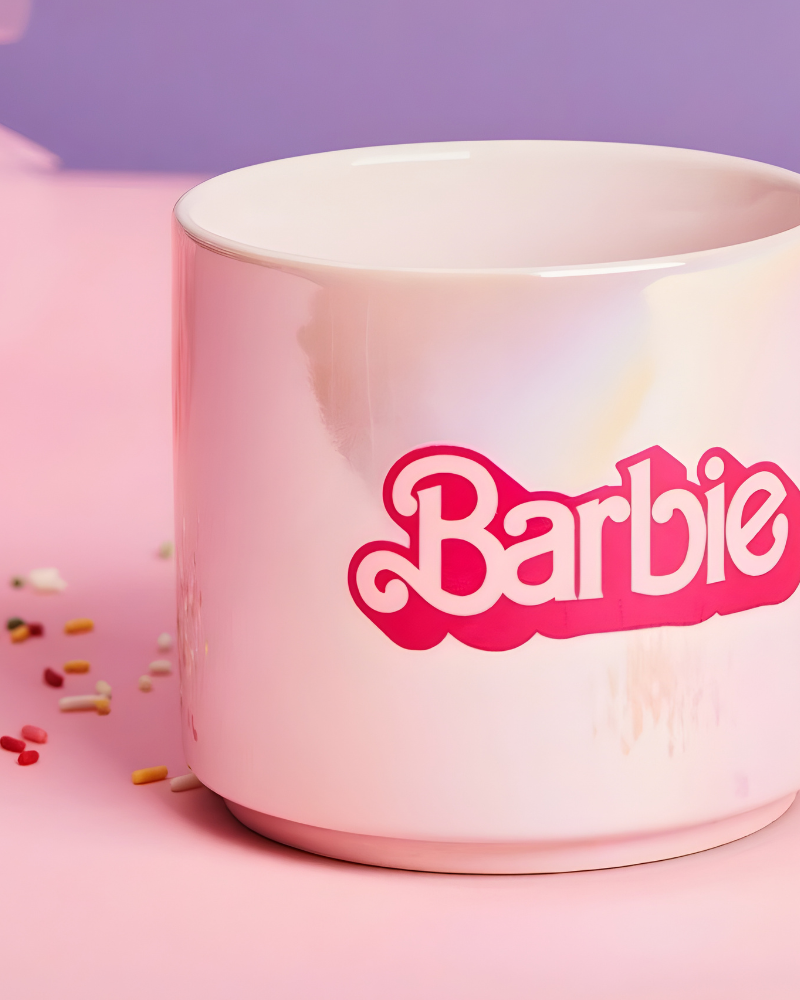 Taza Barbie diseño cute para fans del personaje