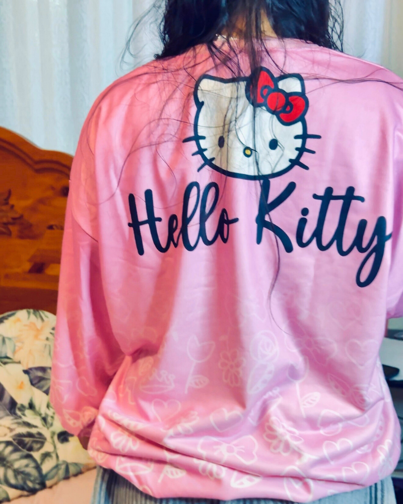 Sweatshirt Hello Kitty unisex inspirado en el personaje kawaii