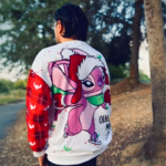 Saco Stitch Christmas casual cómodo y cálido